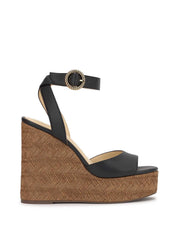 Kamindi Espadrille Wedge - Black