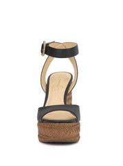 Kamindi Espadrille Wedge - Black