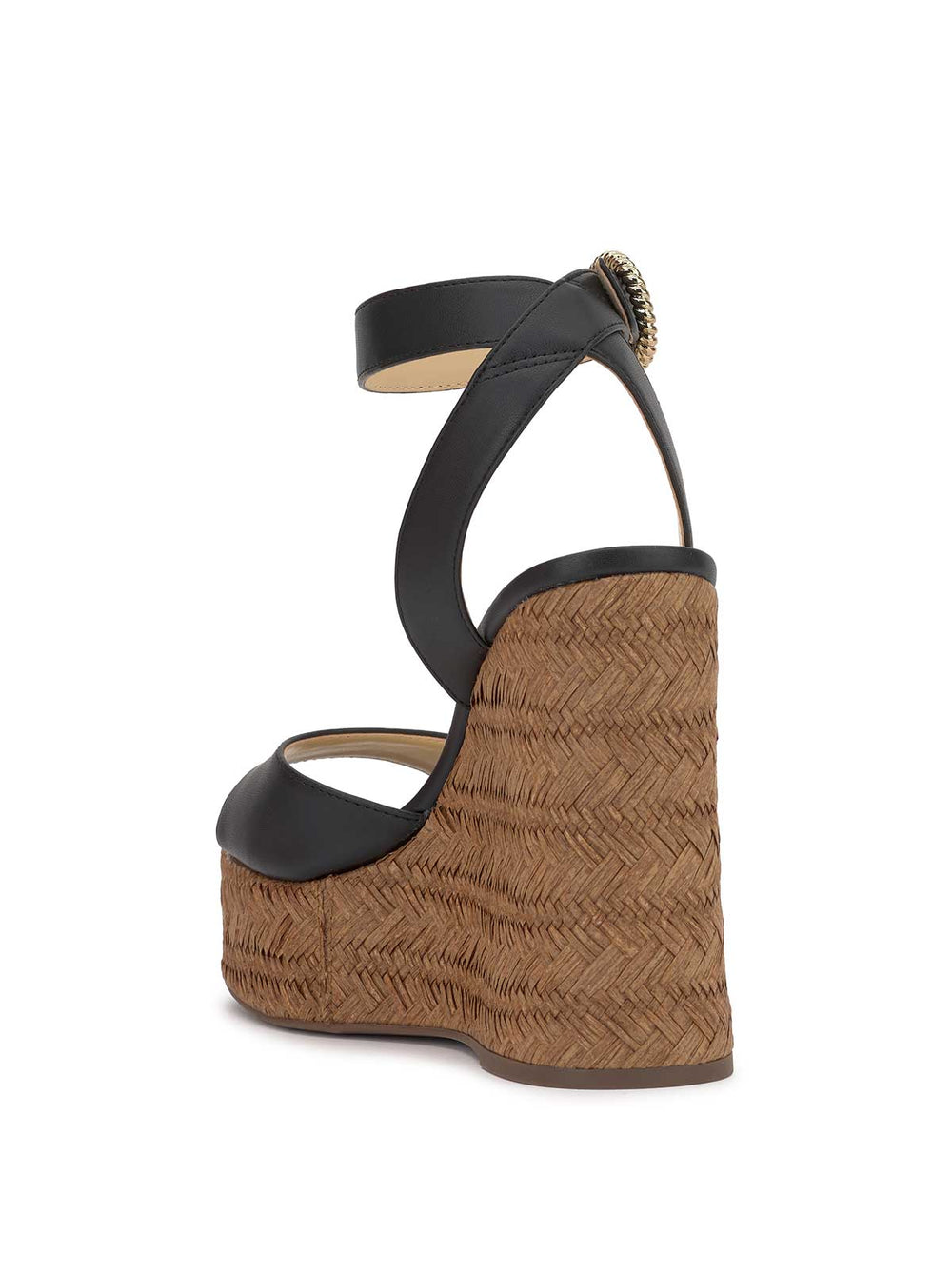 Kamindi Espadrille Wedge - Black