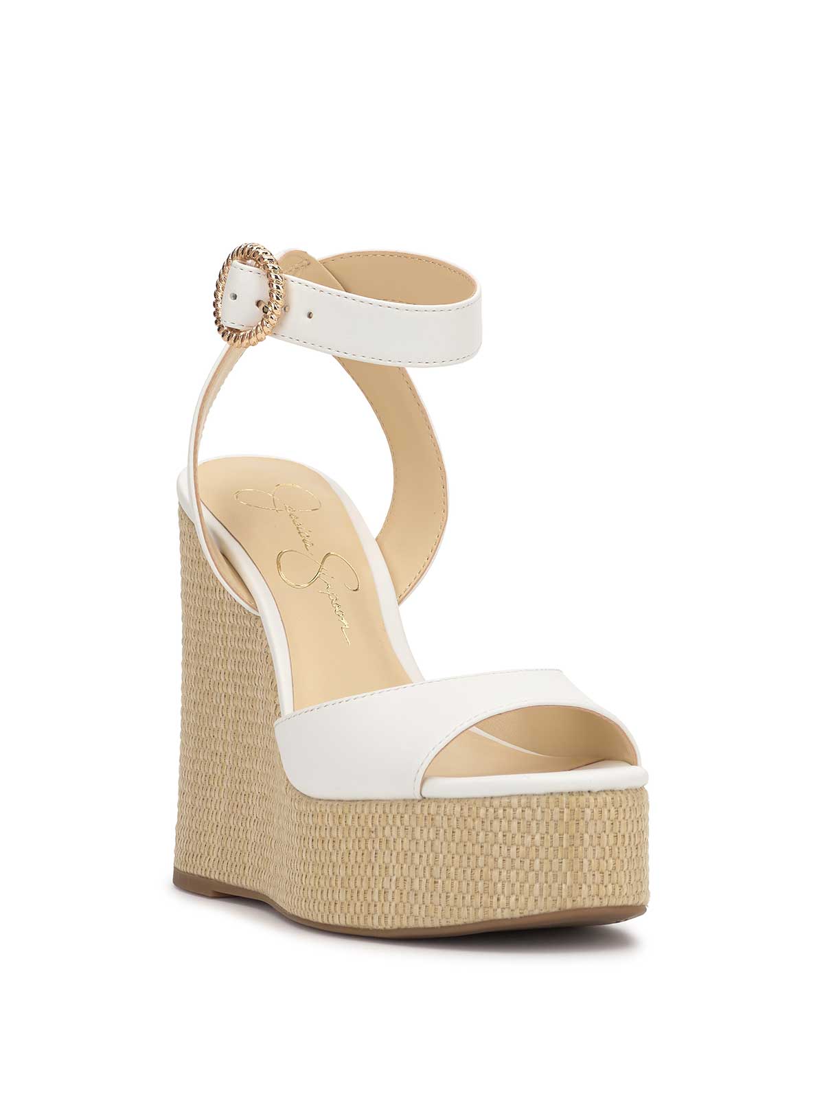 Kamindi Espadrille Wedge - Bright White