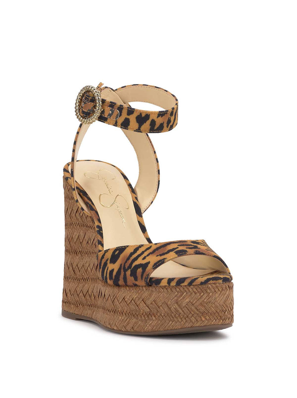 Kamindi Espadrille Wedge - Tiger Print