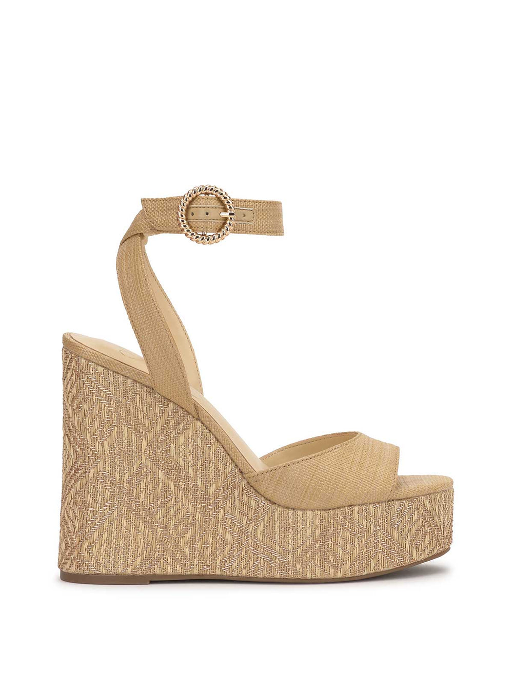 Kamindi Espadrille Wedge - Natural Raffia