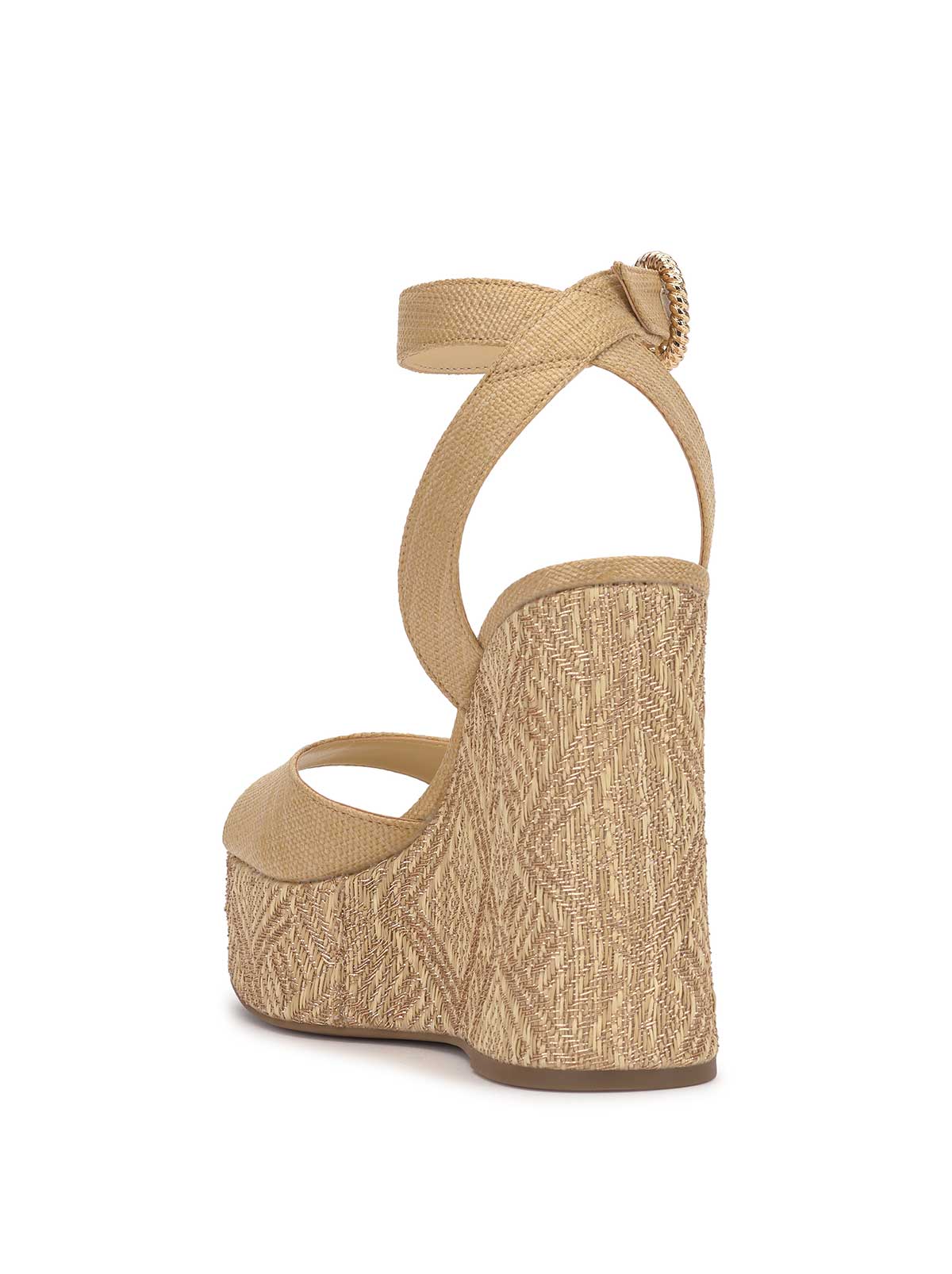 Kamindi Espadrille Wedge - Natural Raffia