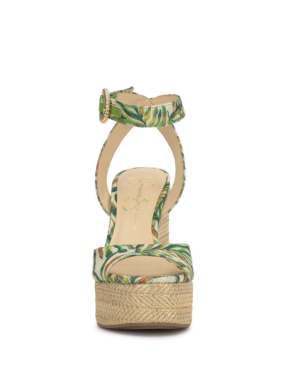 Kamindi Espadrille Wedge - Green Jungle