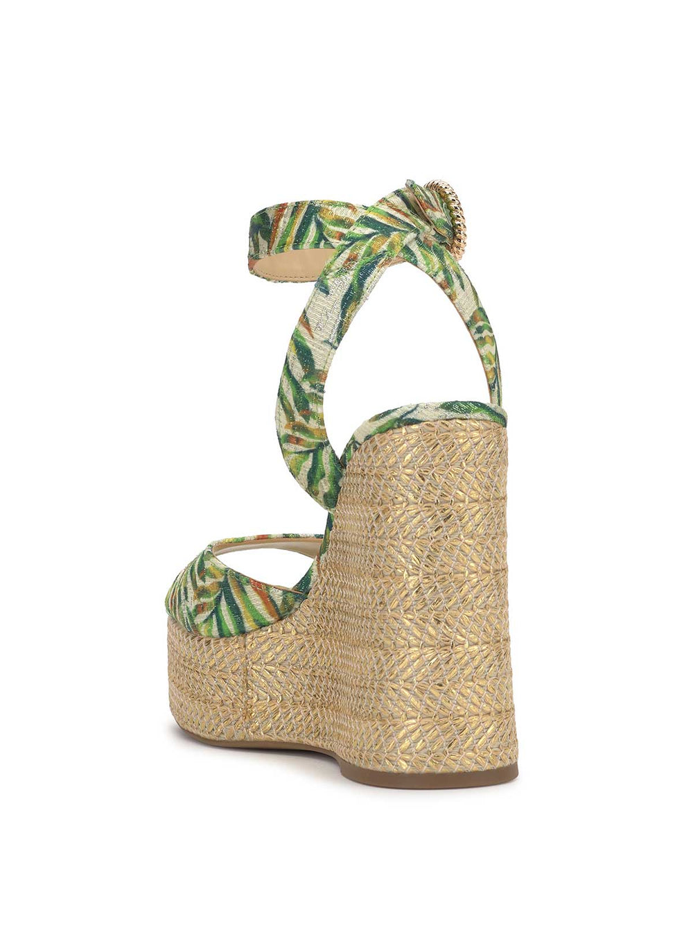 Kamindi Espadrille Wedge - Green Jungle