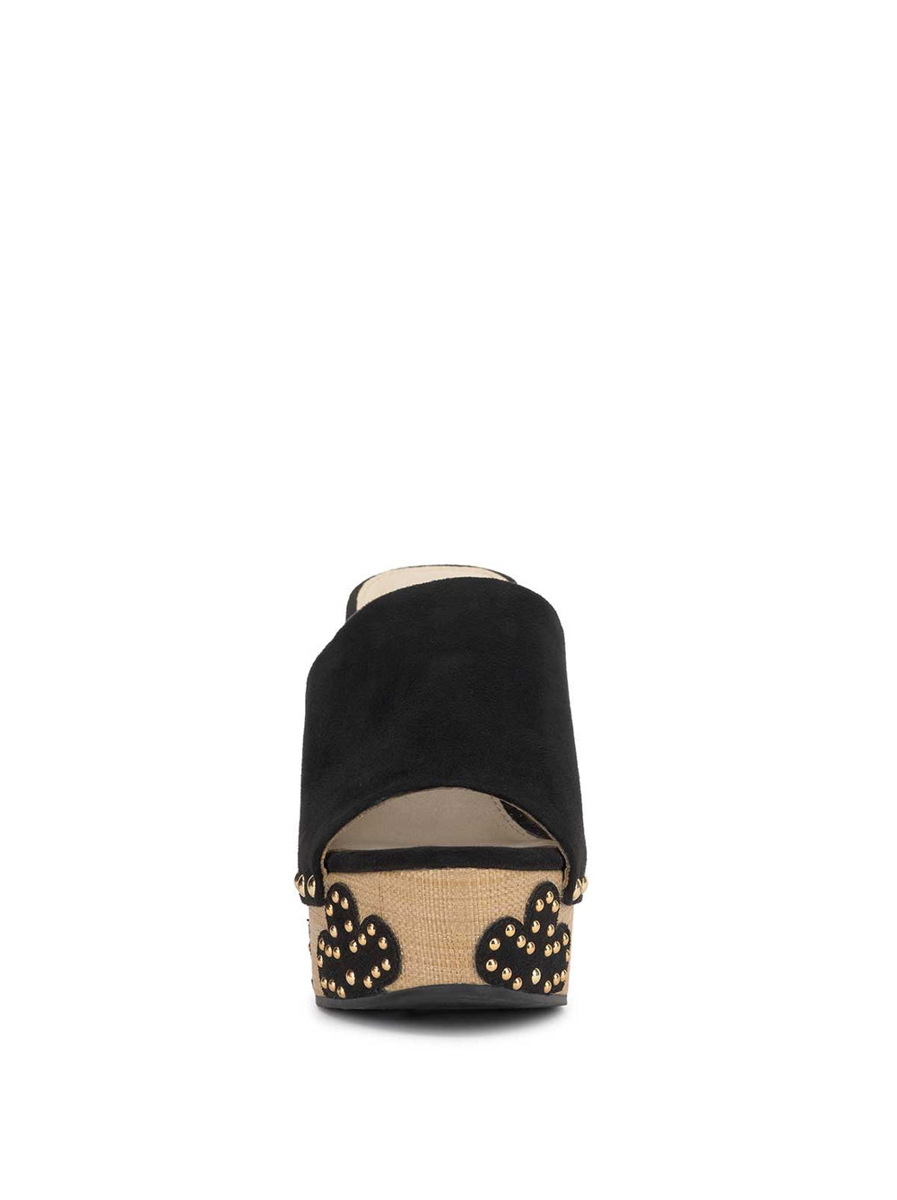 Shelbie Platform Slide - Black Floral