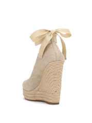 Zexie Platform Wedge - Natural