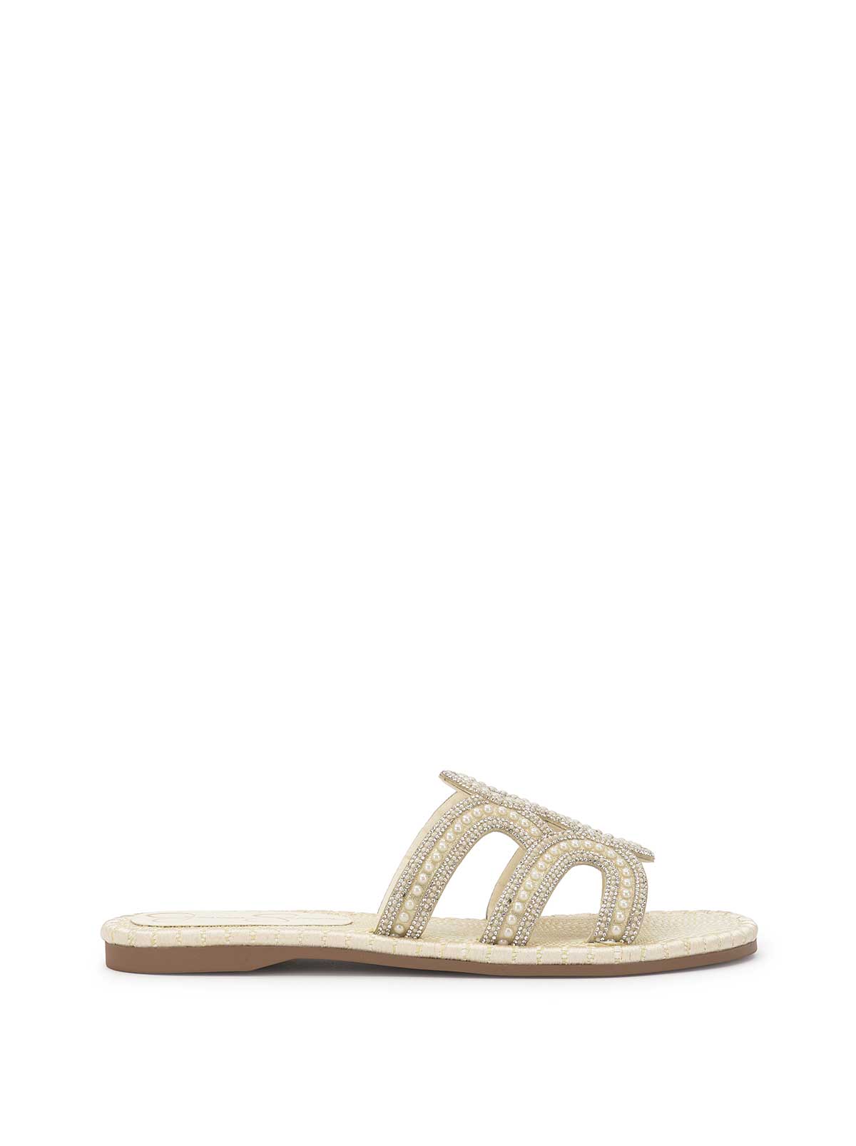 Bria Flat Sandal - Ivory