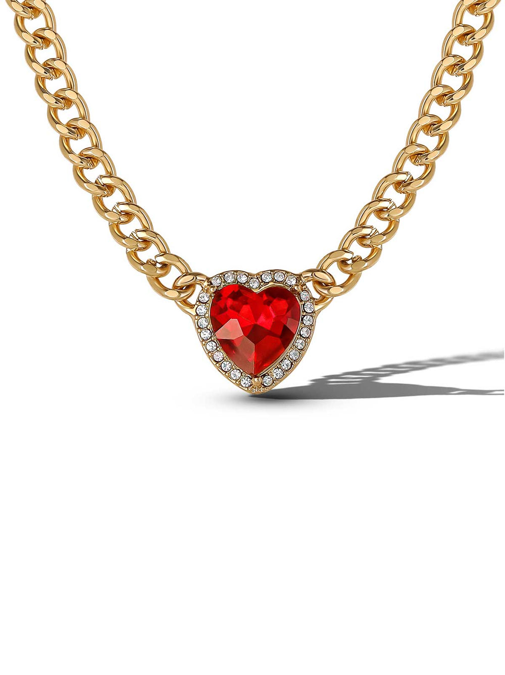 Red Heart Necklace