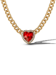 Red Heart Necklace