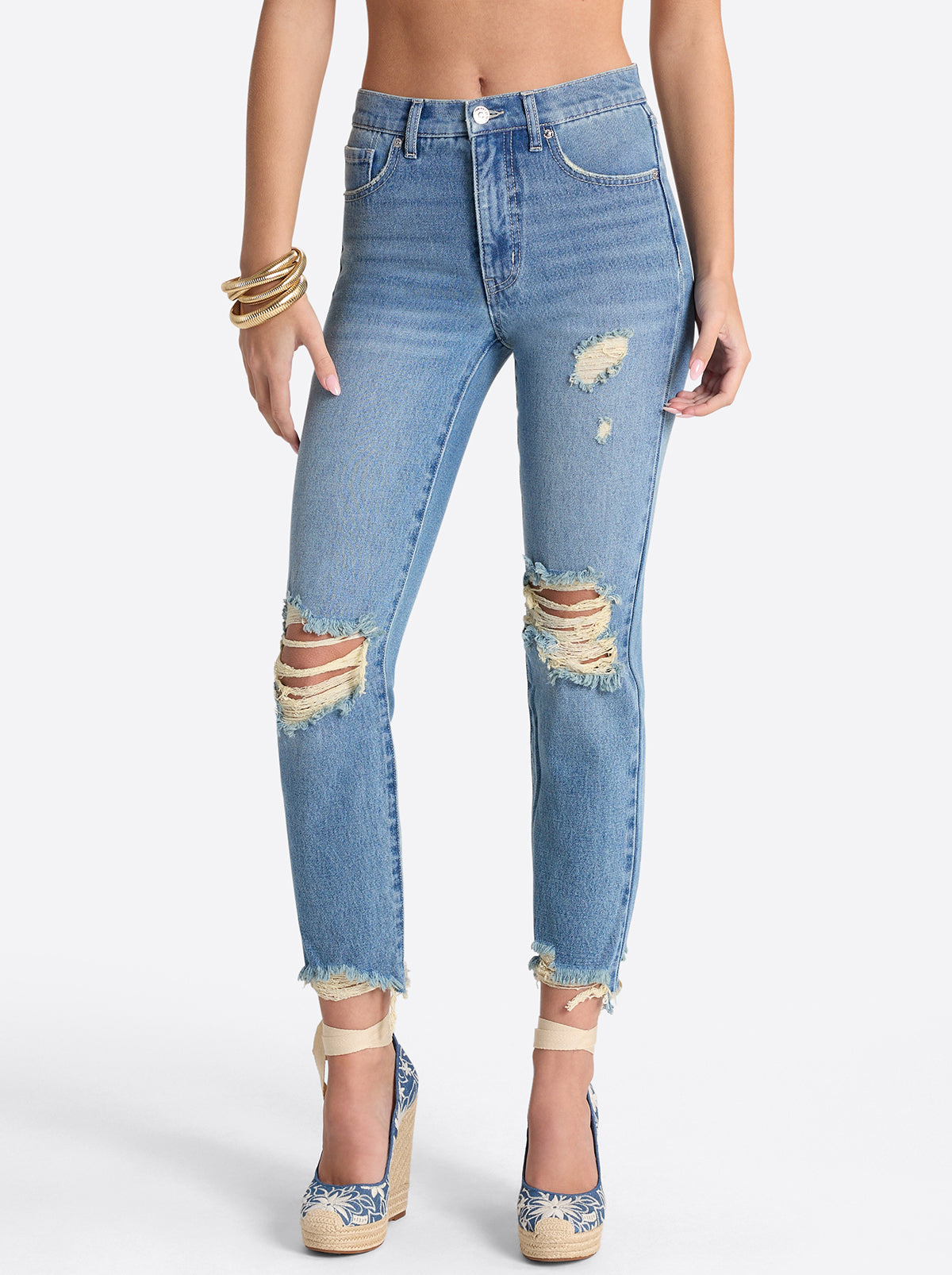 Harmony Straight High Rise Jeans - Incline