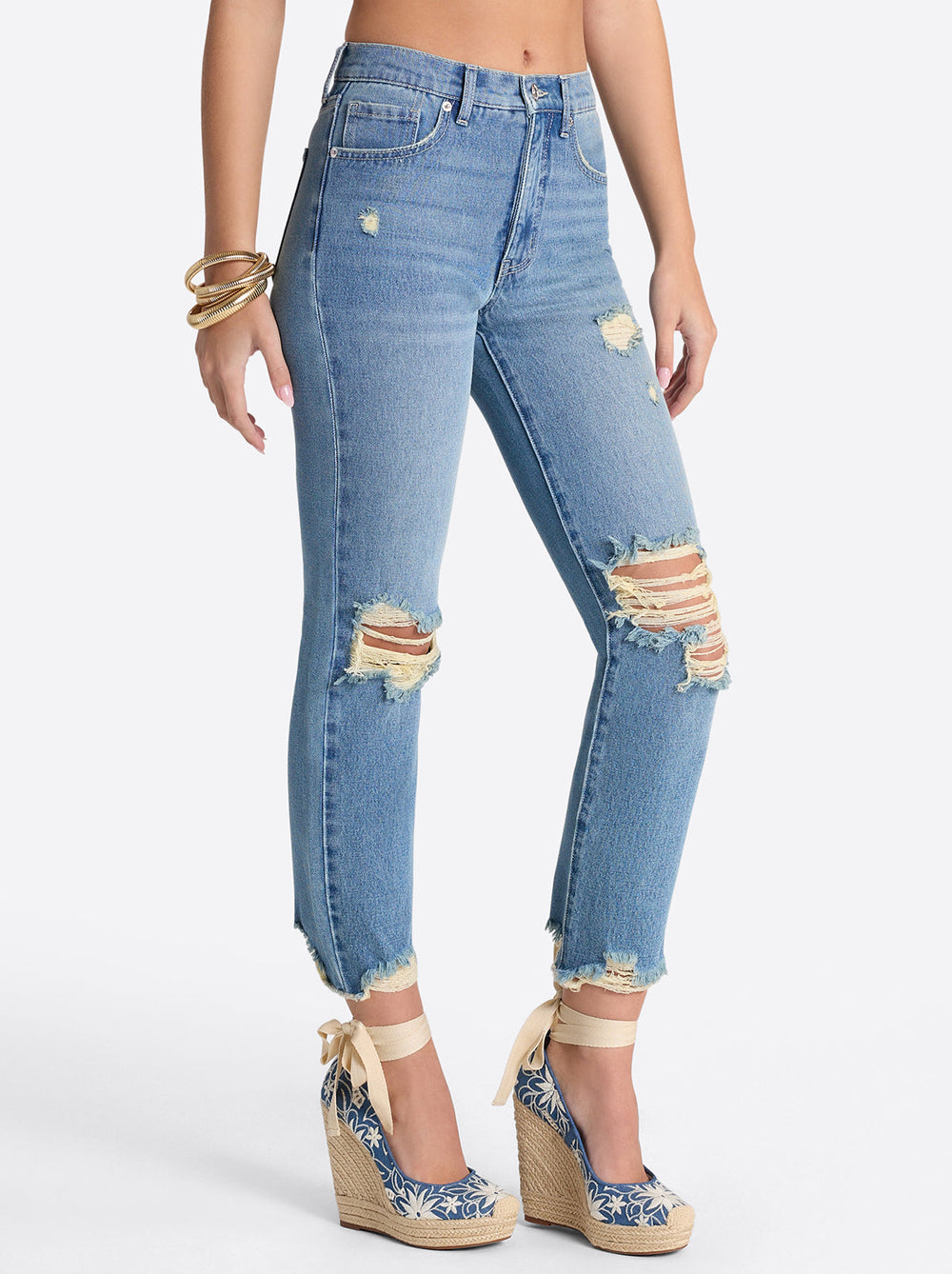 Harmony Straight High Rise Jeans - Incline