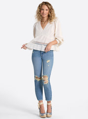 Harmony Straight High Rise Jeans - Incline