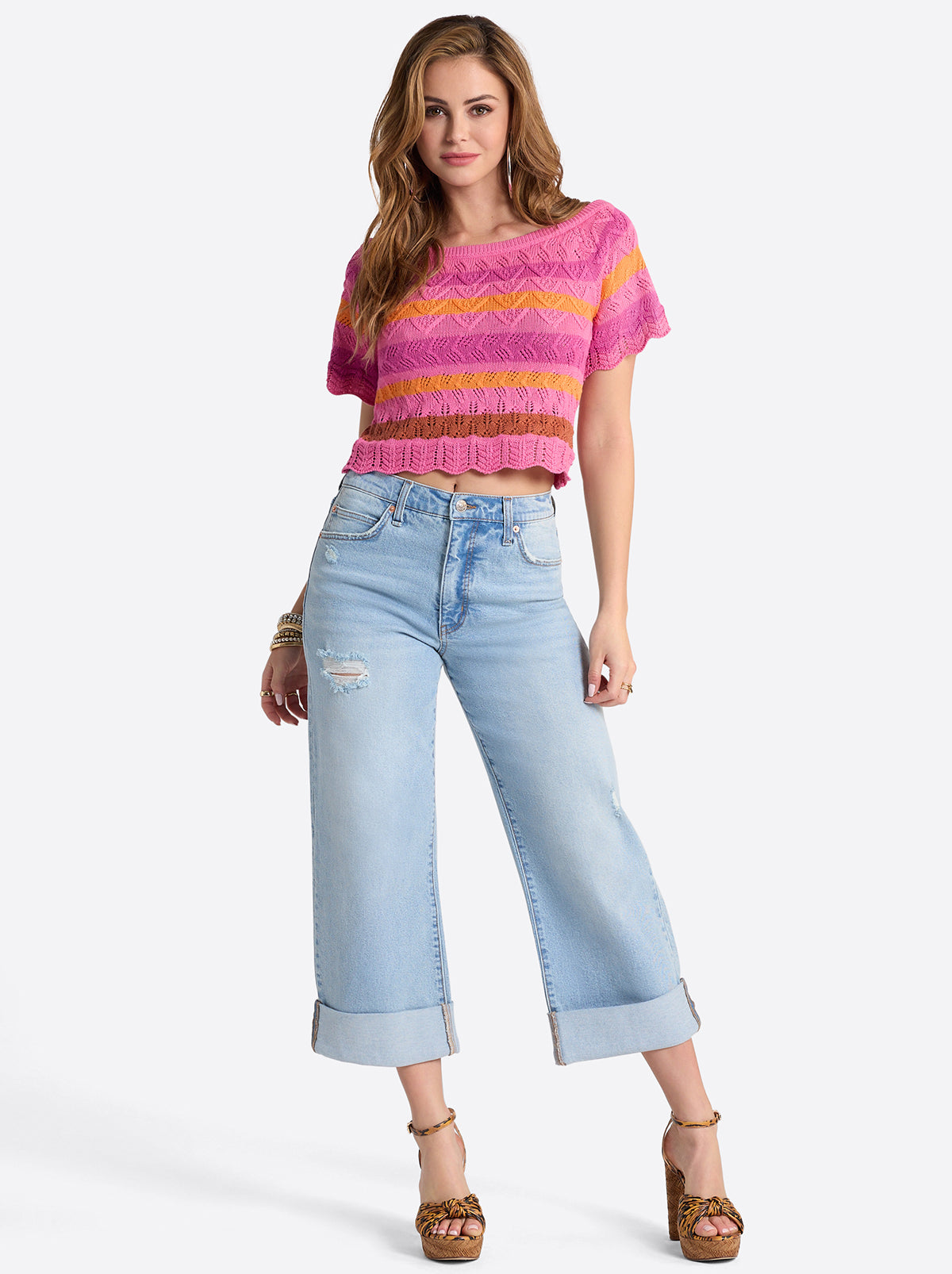 Edlyn Sweater - Rosebloom Combo