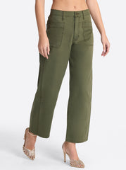 Relaxed Barrel Jeans - Forest Night