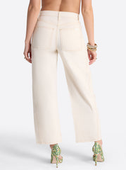 Relaxed Barrel Jeans - Ecru