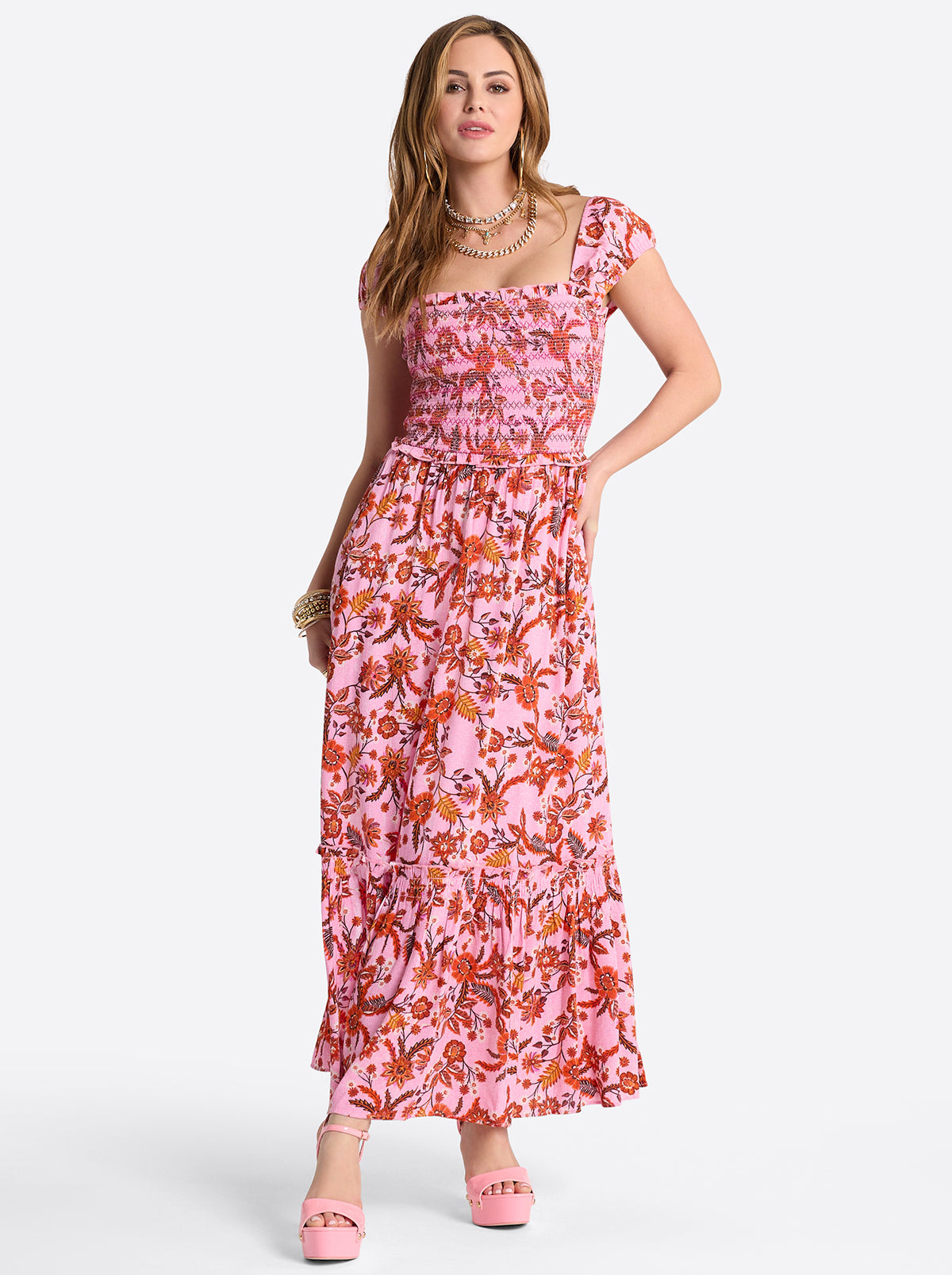 Clarice Maxi Dress - Rosebloom Wild Jacobeans