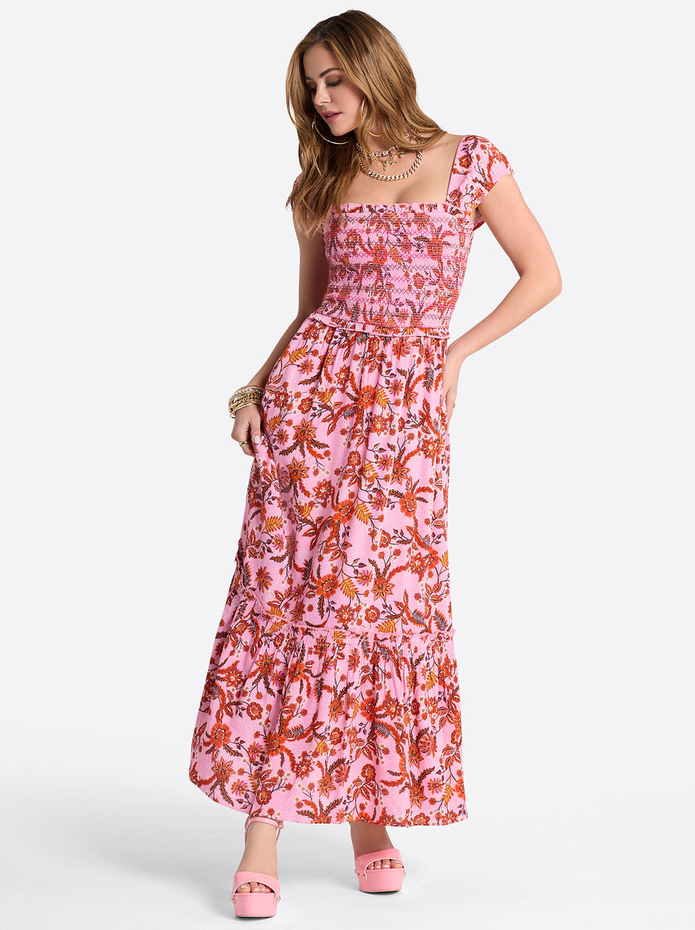 Clarice Maxi Dress - Rosebloom Wild Jacobeans