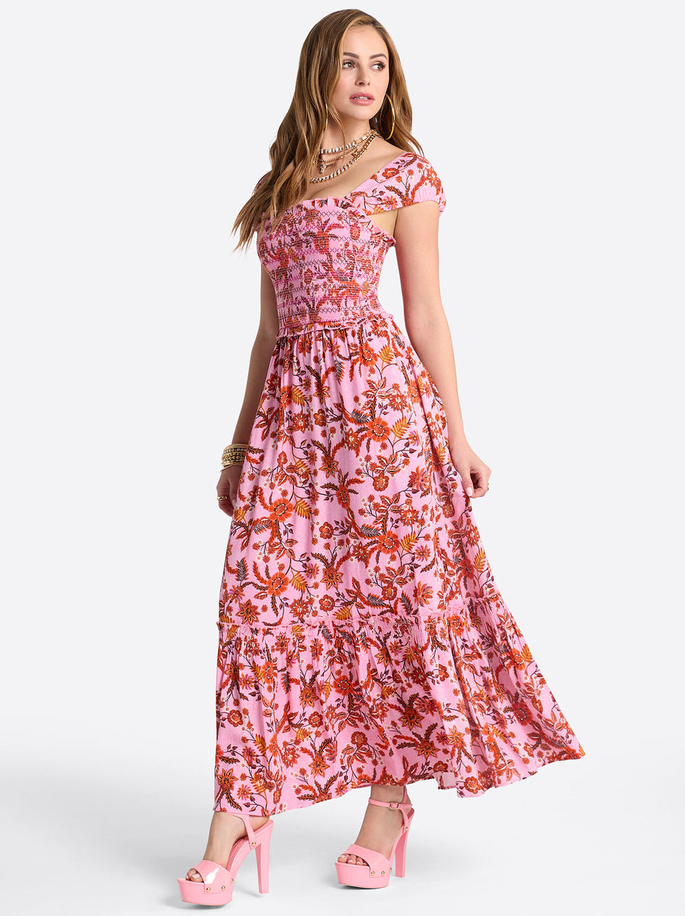 Clarice Maxi Dress - Rosebloom Wild Jacobeans