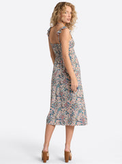 Sahira Dress - Buttercream Playful Paisleys