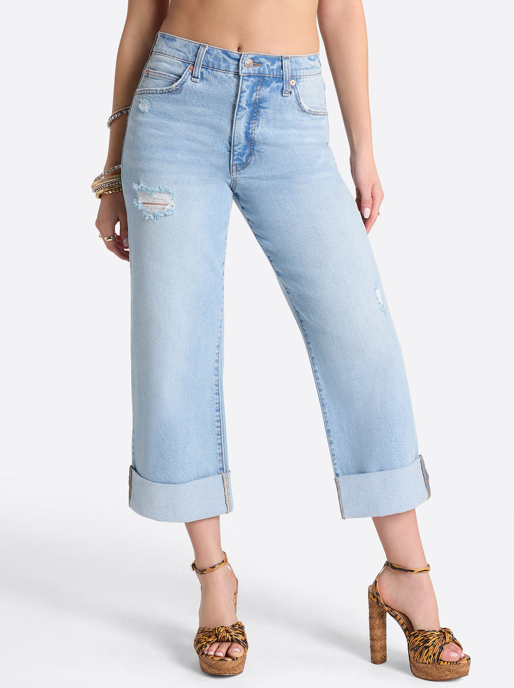 Valentine Wide Leg Boyfriend Jeans - Dearest