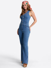 Flare Jumpsuit - Whispered