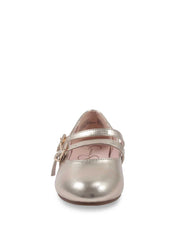 Little Girls' Amy Double Strap Ballet Flat - Soft Gold