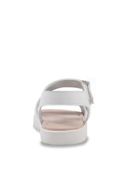 Toddler Tia Heather Sandals - White & Silver
