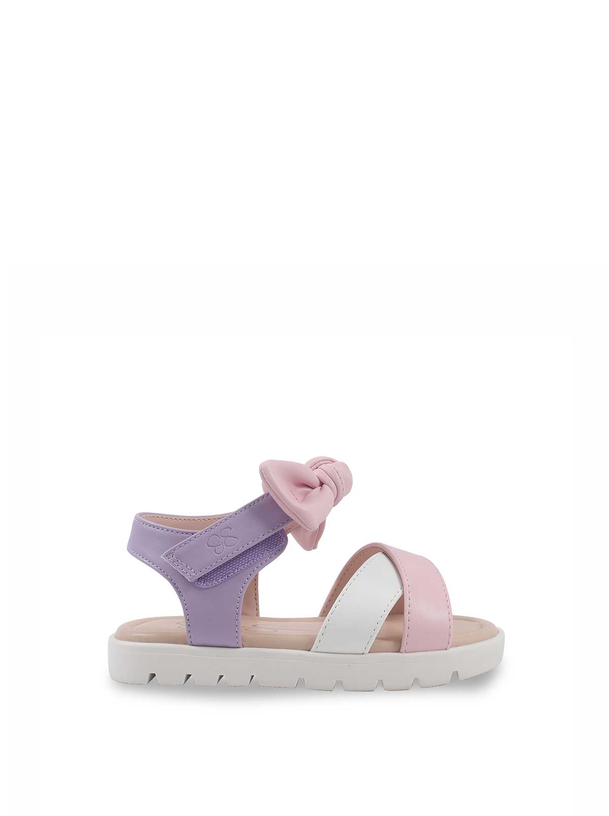 Toddler Tia Cross Sandals - Pink & Purple