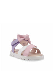 Toddler Tia Cross Sandals - Pink & Purple