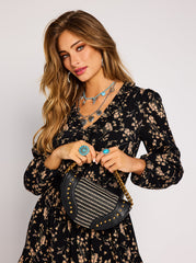 Ellie Shoulder Handbag - Meteorite