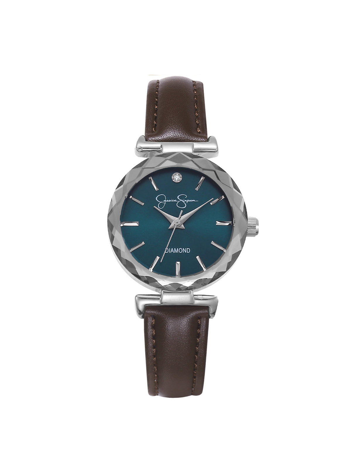 Circle Case Watch - Dark Brown