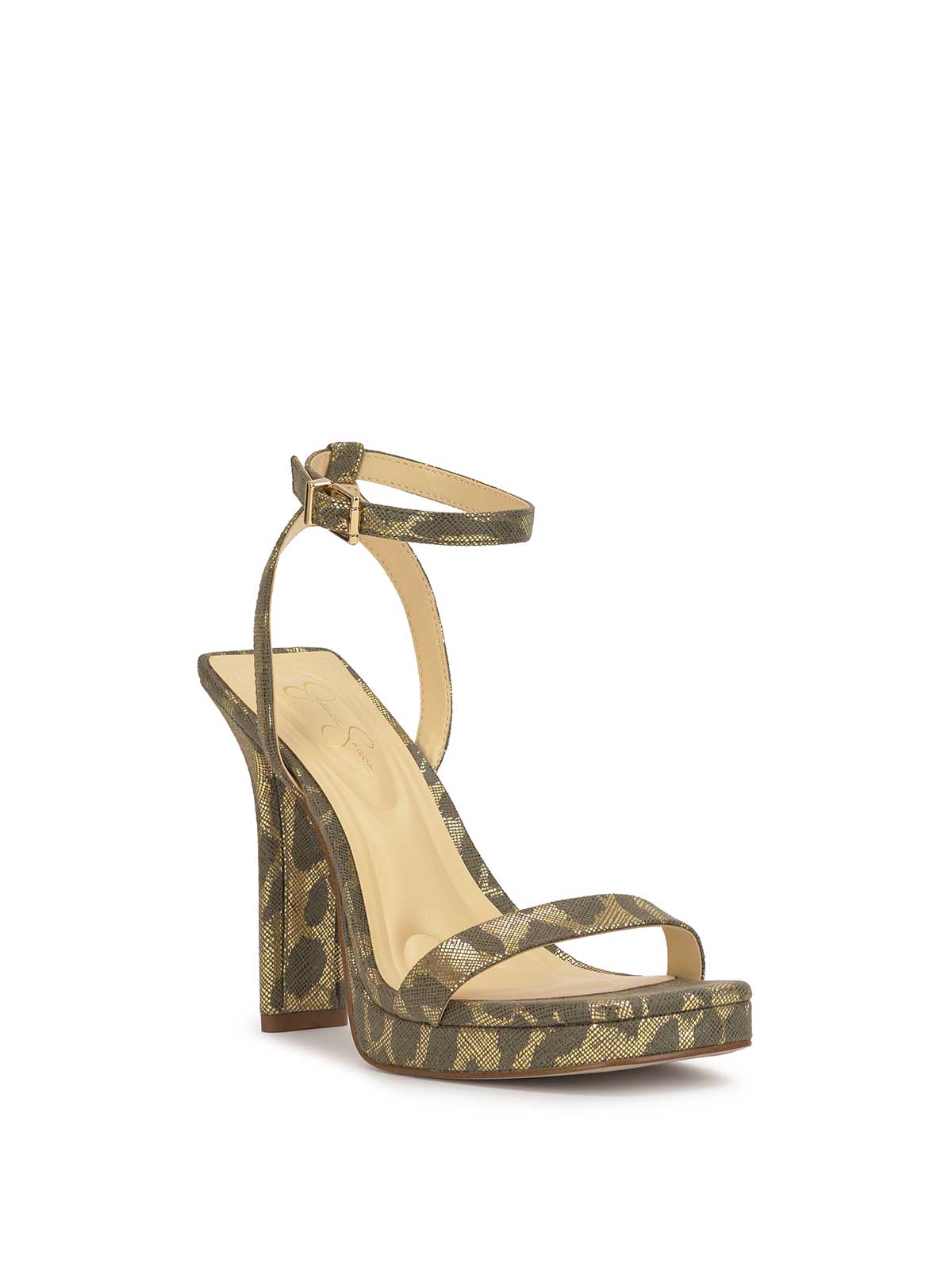 Adonia High Heel - Golden Leopard